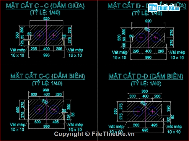 cầu dầm,bản dầm,Bản vẽ dầm L=15m,Kết cấu dầm cầu bản L=15m