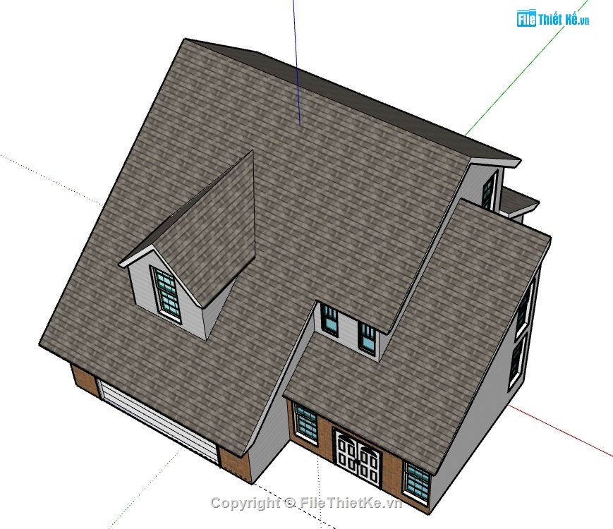 Biệt thự 2 tầng,model su biệt thự 2 tầng,biệt thự 2 tầng sketchup,file su biệt thự 2 tầng,biệt thự 2 tầng model su