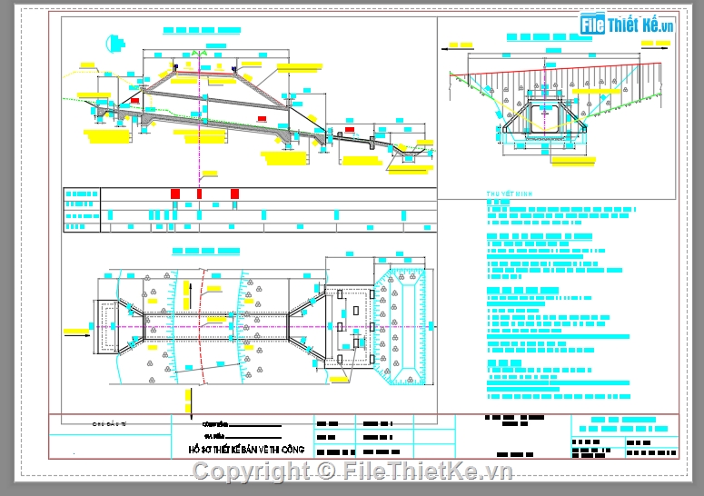 cống hộp 2.5m x2.5m,cống hộp đôi,file cad cống hộp đôi