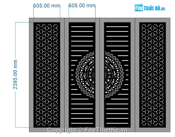 mẫu cổng 4 cánh,file cnc cổng 4 cánh,mẫu cnc cổng 4 cánh