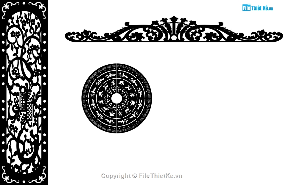 cnc hoa văn cổng,file cnc hoa văn cổng,thiết kế hoa văn cổng