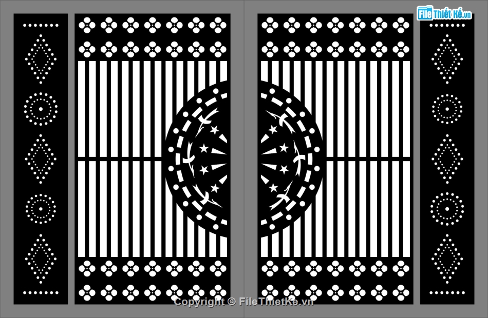 cổng cnc 2 cánh,mẫu cnc cổng 2 cánh,file cnc cổng 2 cánh