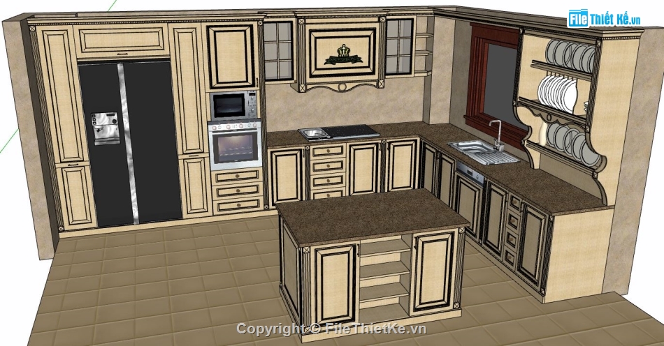 Thiết kế nội thất,phòng bếp,model thiết kế nội thất phòng bếp đẹp