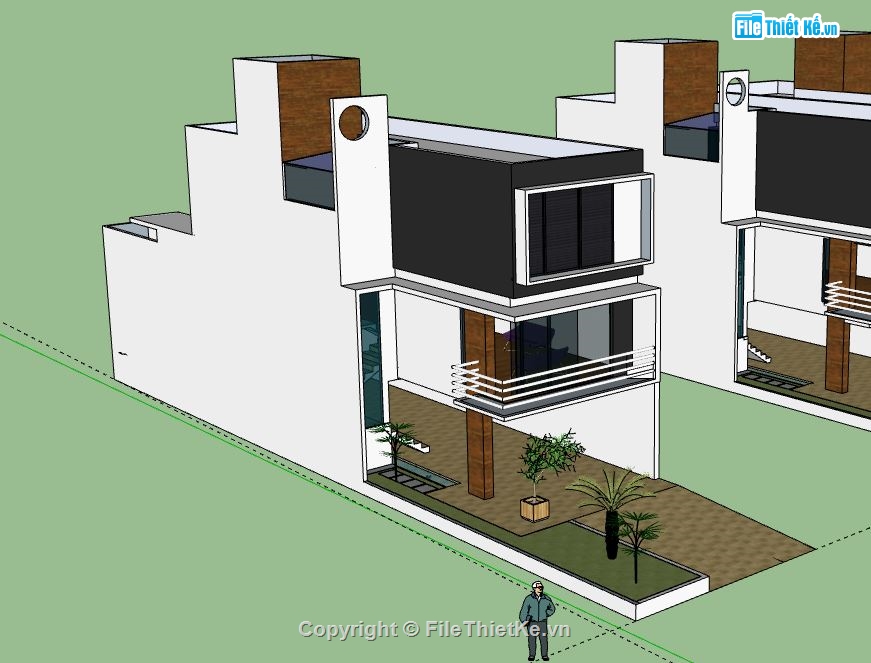 Nhà phố 3 tầng,file sketchup nhà phố 3 tầng,nhà phố 3 tầng model su,sketchup nhà phố 3 tầng,nhà phố 3 tầng sketchup