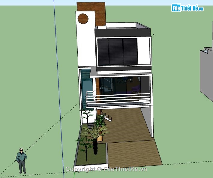 Nhà phố 3 tầng,file sketchup nhà phố 3 tầng,nhà phố 3 tầng model su,sketchup nhà phố 3 tầng,nhà phố 3 tầng sketchup