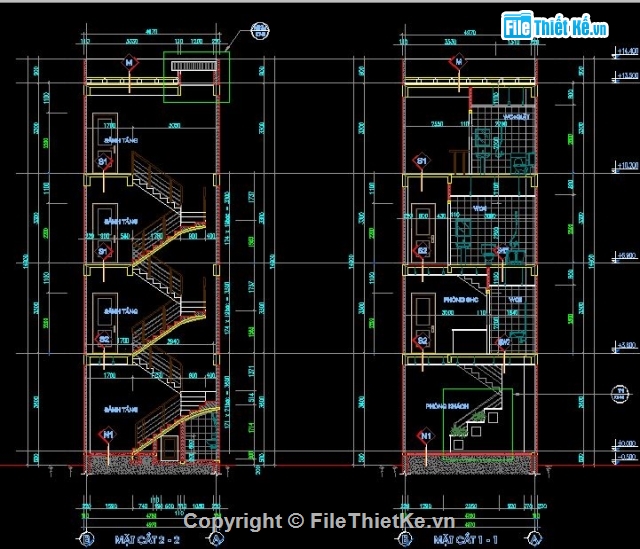 Thiết kế nhà phố,Nhà phố 14.7x5m,mẫu nhà phố đẹp