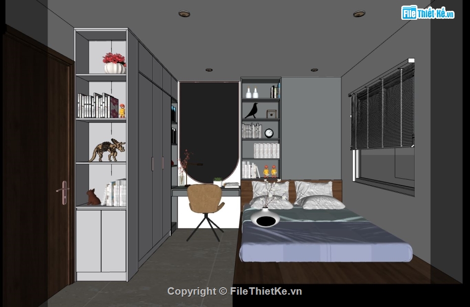 Thiết kế nội thất,Thiết kế nội thất chung cư,sketchup nội thất chung cư,file sketchup nội thất chung cư