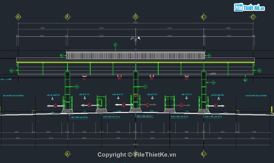 trạm thu phí,thiết kế trạm thu phí,phí