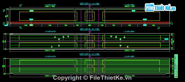 bản rỗng,dầm bản rỗng,kết cấu nhịp dầm bản,cầu dầm bản,bản vẽ dầm bản,dầm bản