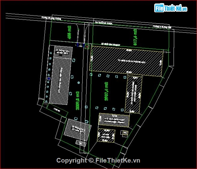 trường tiểu học Long khánh B,bản vẽ trường tiểu học,dự toán trường tiểu học