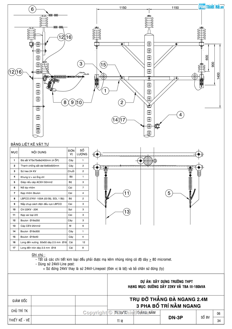 dây trung thế,đường dây 22 KV,trạm biến áp 180KVA,Xây dựng đường dây trung thế 22KV và trạm biến áp,đường dây trung thế,dây trung áp