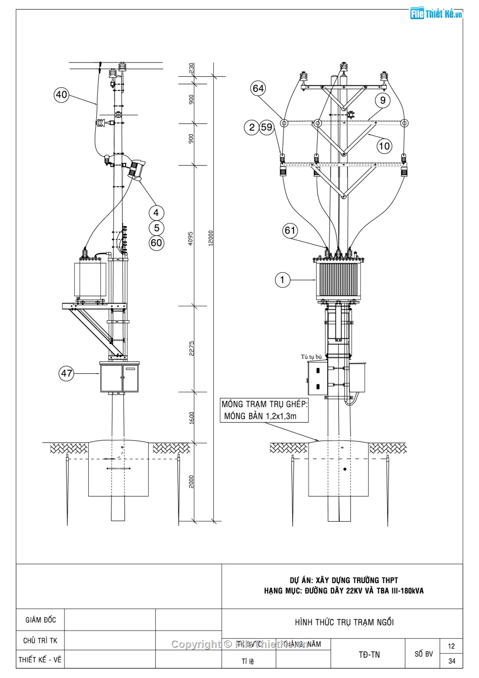 dây trung thế,đường dây 22 KV,trạm biến áp 180KVA,Xây dựng đường dây trung thế 22KV và trạm biến áp,đường dây trung thế,dây trung áp