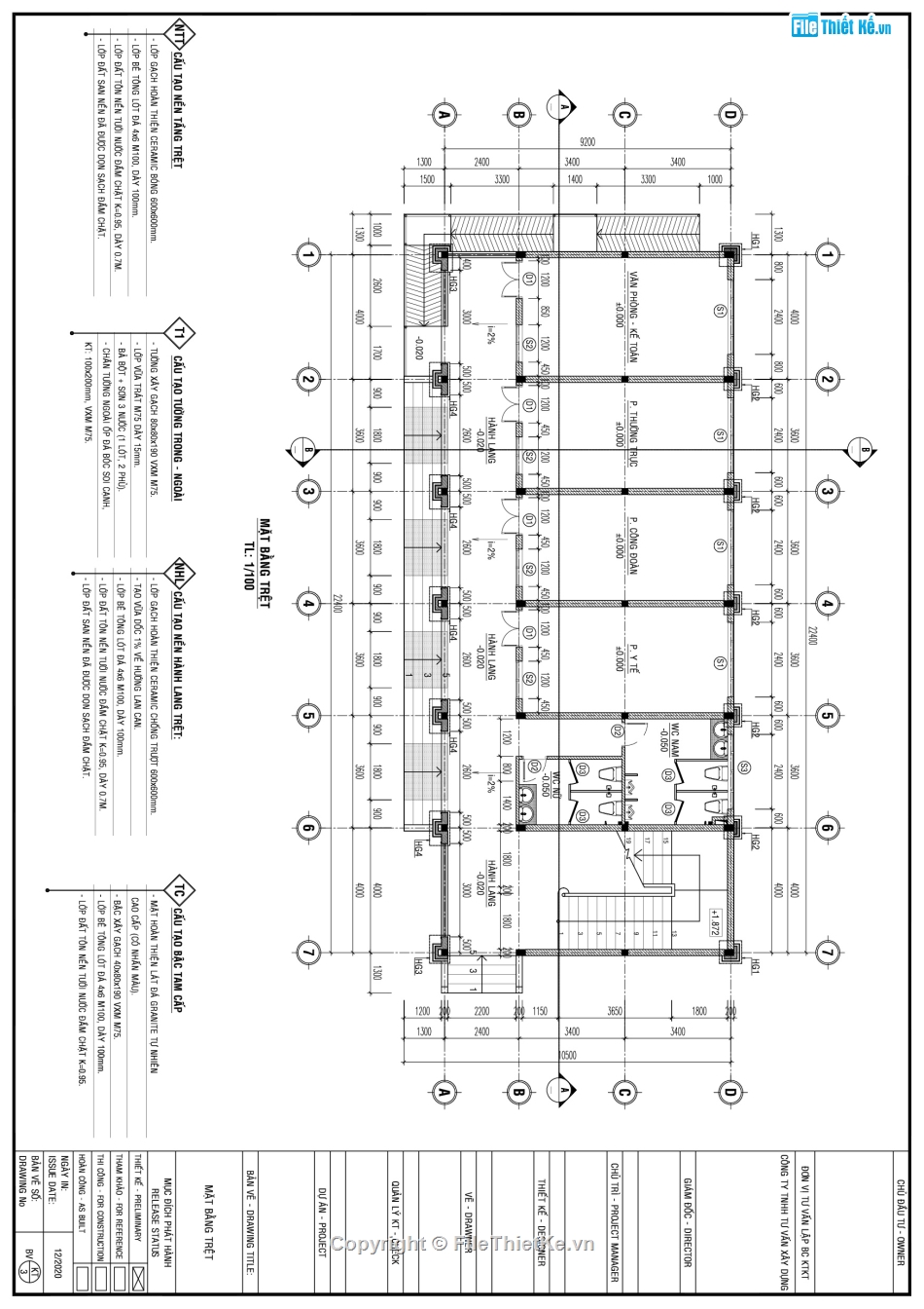 bản vẽ khối hiệu bộ,khối hiệu bộ,trường học 3 tầng