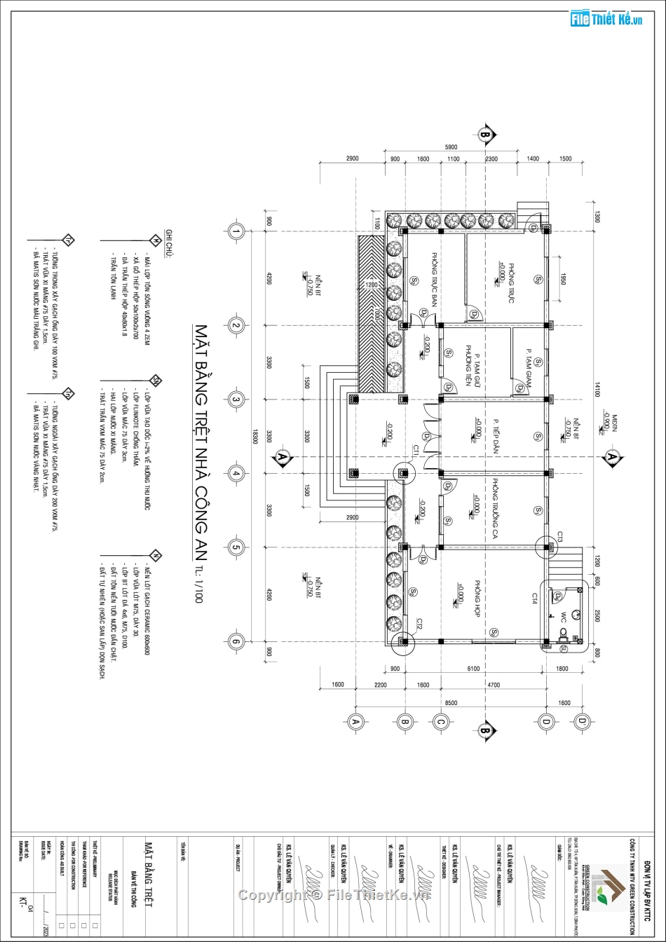 nhà làm việc công an,nhà làm việc,Xây dựng nhà làm việc ban công an xã,trụ sở công an,file cad thiết kế trụ sở công an xã