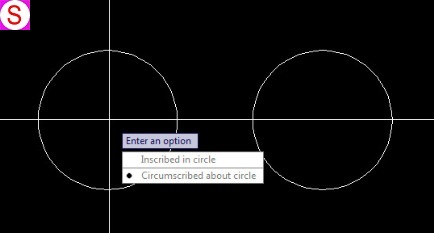 Vẽ đa giác đều, Vẽ đa giác đều trong AutoCAD