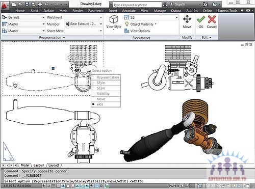 đào tạo autocad,tự học autocad, khóa học autocad