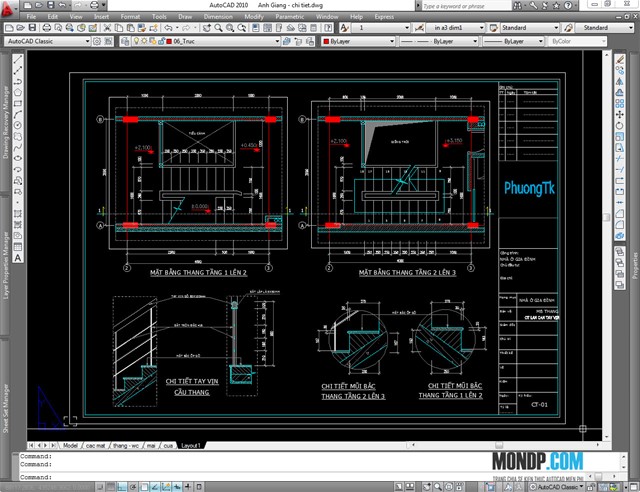 Xuất Tỷ Lệ Từ Layout Ra Model,Bản Vẽ Có Nhiều Tỷ Lệ