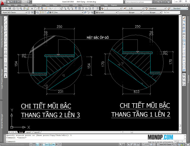 Xuất Tỷ Lệ Từ Layout Ra Model,Bản Vẽ Có Nhiều Tỷ Lệ