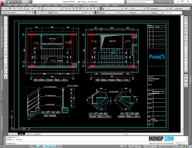 Xuất Tỷ Lệ Từ Layout Ra Model,Bản Vẽ Có Nhiều Tỷ Lệ