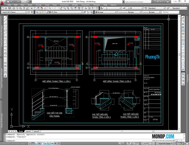 Xuất Tỷ Lệ Từ Layout Ra Model,Bản Vẽ Có Nhiều Tỷ Lệ