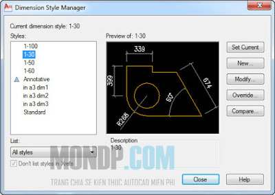 Xuất Tỷ Lệ Từ Layout Ra Model,Bản Vẽ Có Nhiều Tỷ Lệ